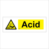 WS657 Acid Sign with Triangle Hands Test Tubes