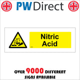 WS662 Nitric Acid Sign with Triangle Hands Test Tubes