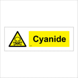 WS666 Cyanide Sign with Triangle Hands Test Tubes