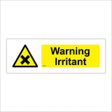 WS676 Warning Irritant Sign with Triangle