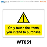 AWBL005 Made To Order Sign Wash Hands Sink Pots Utensils Raw Food