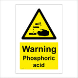 Phosphoric Acid Warning Sign WT088