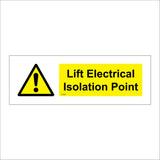 WT096 Lift Electrical Isolation Point Workplace Garage Site Unit Factory Shop