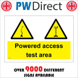 WT108 Powered Access Test Area Cherry Picker Scissor Lift