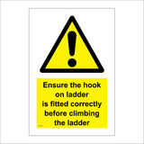 WT115 Ensure The Hook On The Ladder Fitted Correctly Climbing