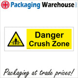 WT133 Danger Crush Zone Be Aware