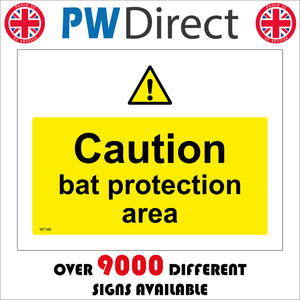 WT189 Caution Bat Protection Area