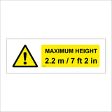WT196 Maximum Height 2.2M 7FT 2IN