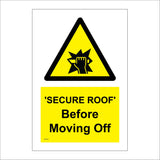 WT215 Secure Roof Before Moving Off