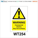 AWBP005 Custom Sign Made To Order Wash Hands Food Preparation Hygiene