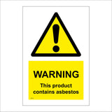 WT282 This Product Contains Abestos