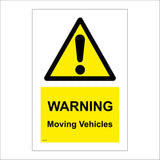 WT284 Warning Moving Vehicles