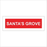 XM209 Santa's Grove Sign