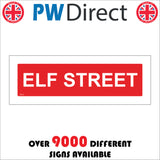 XM210 Elf Street Sign