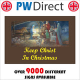 XM280 Keep Christ In Christmas Nativity Stable Holy Religious