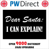 XM284 Dear Santa I Can Explain