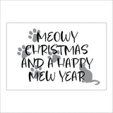 XM295 Meowy Christmas And A Happy New Year