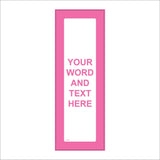 CC351F Choice Words Text Design Pink Quirky Funky Unique Wacky