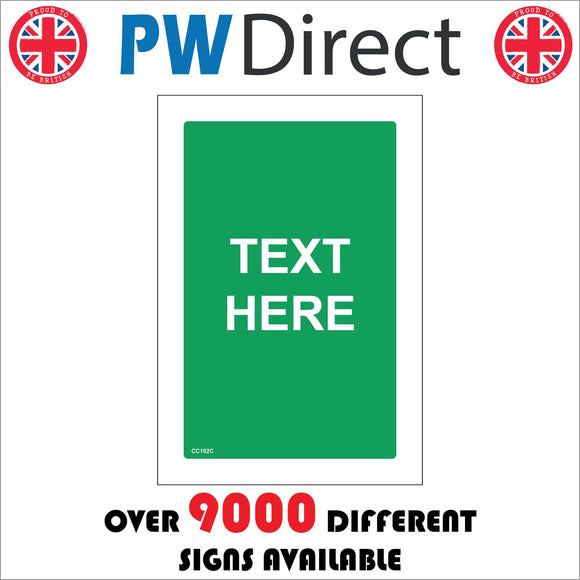 CC102C Text Words Custom Personalise Choose Exclusive Green