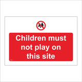 PR542 Children Must Not Play On This Site