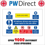 MU354 Site Safety Board Made to Order Custom PPE Children Out