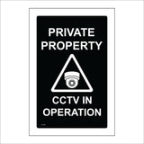 CT138 Private Property CCTV In Operation