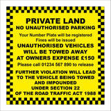SE164 Private Land Unauthorised Vehicles Towed Away
