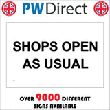 CS414 Shops Open As Usual