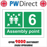 FS490 Fire Assembly Point 6