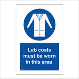 MB065 Lab Coats Must Be Worn In This Area