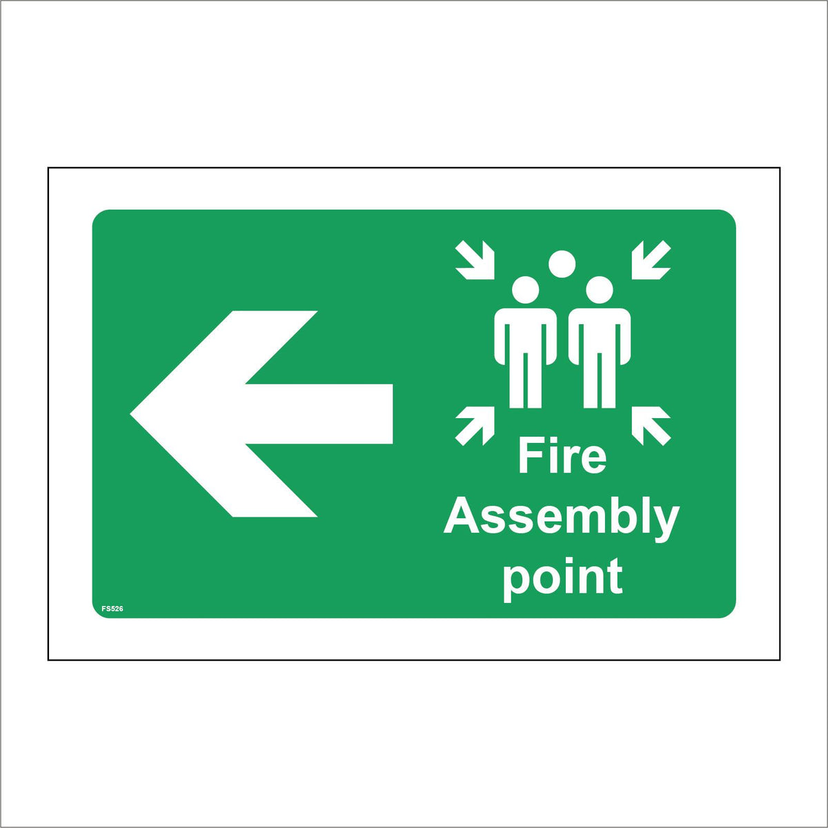 Fire Assembly Point Left Arrow – PWDirect