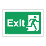 FS394 Exit Right Running Man