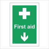 FS452 First Aid Down Arrow Location