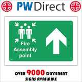 FS528 Fire Assembly Point Up Arrow