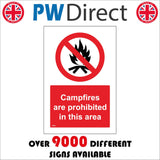 FI435 Campfires Are Prohibited In This Area