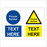 CC559 Bespoke Words Text Choice Symbol Custom