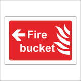 FI339 Fire Bucket Left Arrow