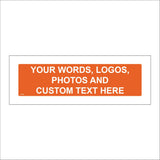 CC302E Orange Text Words Design Decorate Unique Photo Logo