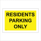VE464 Residents Parking Only