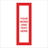 CC351H Your Choice Words Text Red Frame Design Create Exclusive
