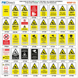 WT524 Danger Trailing Cables