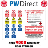 HA290 In An LPG Emergency Fire Gas Leakage Inform