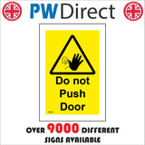 PR601 Do No Push Door