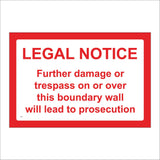 SE206 Damage Trespass On Over Boundary Wall Lead Prosecution
