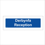 GG362 Derbynfa Reception Cymraeg Welsh Front Desk
