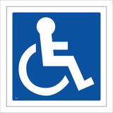 TS239 Disabled Logo Accessible Wheelchair