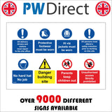 MU355 Site Safety Board Information PPE Unauthorised Access