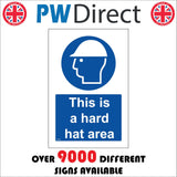 MA924 This Is A Hard Hat Area