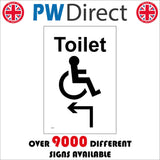 GG401 Toilet Up Left Wheelchair Access