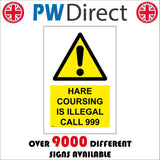 TR965 Hare Coursing Is Illegal Called 999